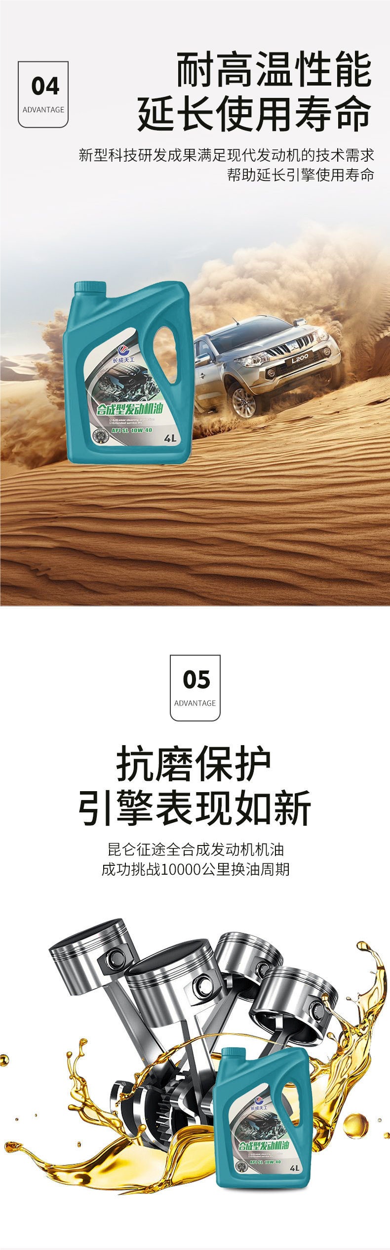 Automotive Oil Fully Synthetic Oil 5W40 Engine Oil 5W-30Sn Lubricant 10W-30Sl Grade 4L/5L
