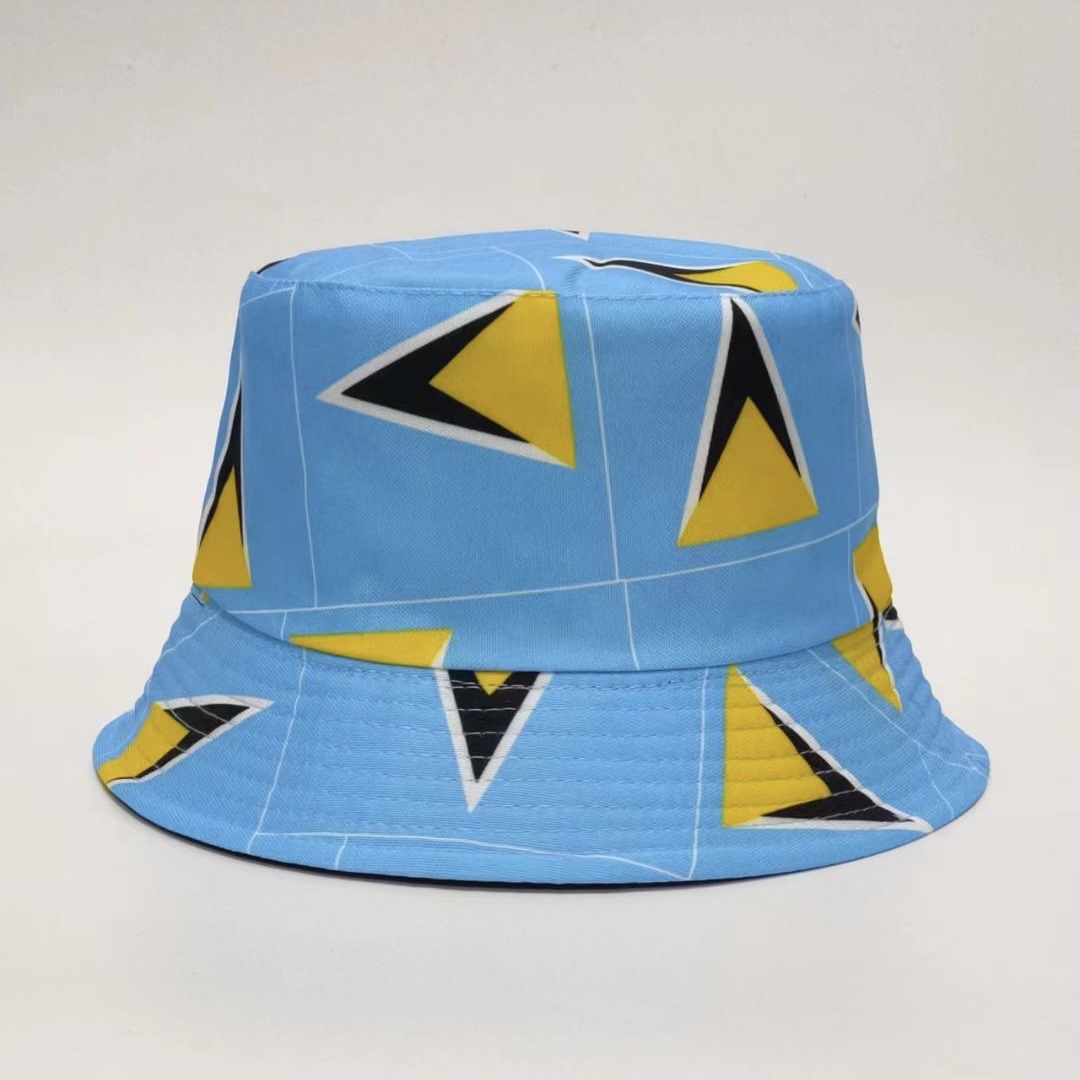 Unisex Vintage Style National Flag Printing Big Eaves Bucket Hat display picture 5