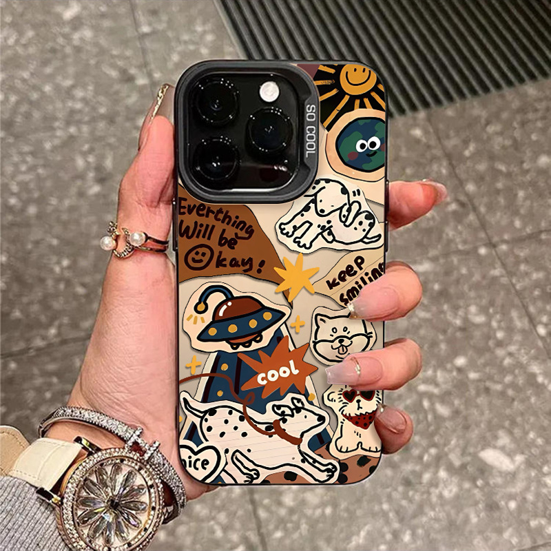 适用于苹果iPhone16/15/14/13/12ProMax手机壳11pro/XR11酷酷小狗