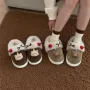 保暖冬季柔软轻便棉拖鞋