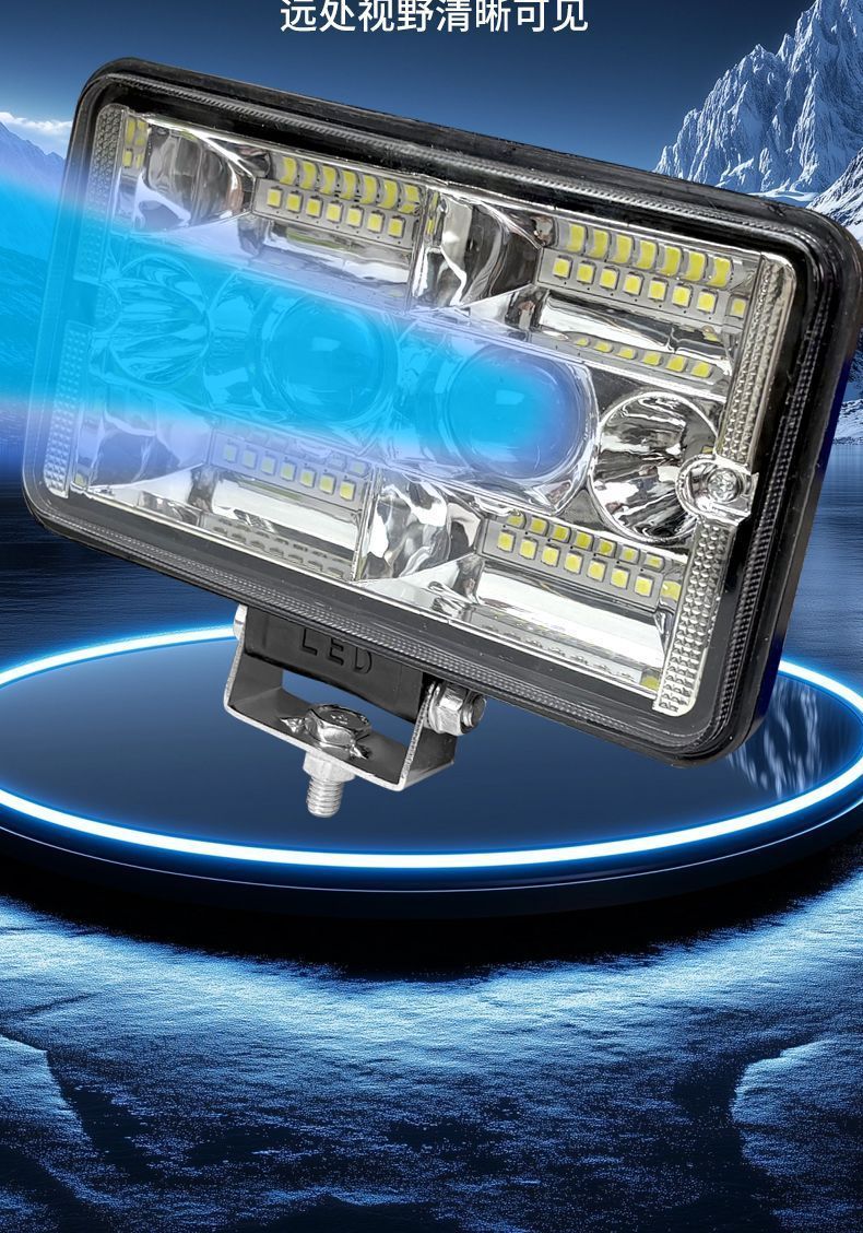 Car Led Lights with Strong Light and Super Bright High/Low Beams 12V-80V for Electric Vehicles, Tractors, and Four-Wheel Vehicles