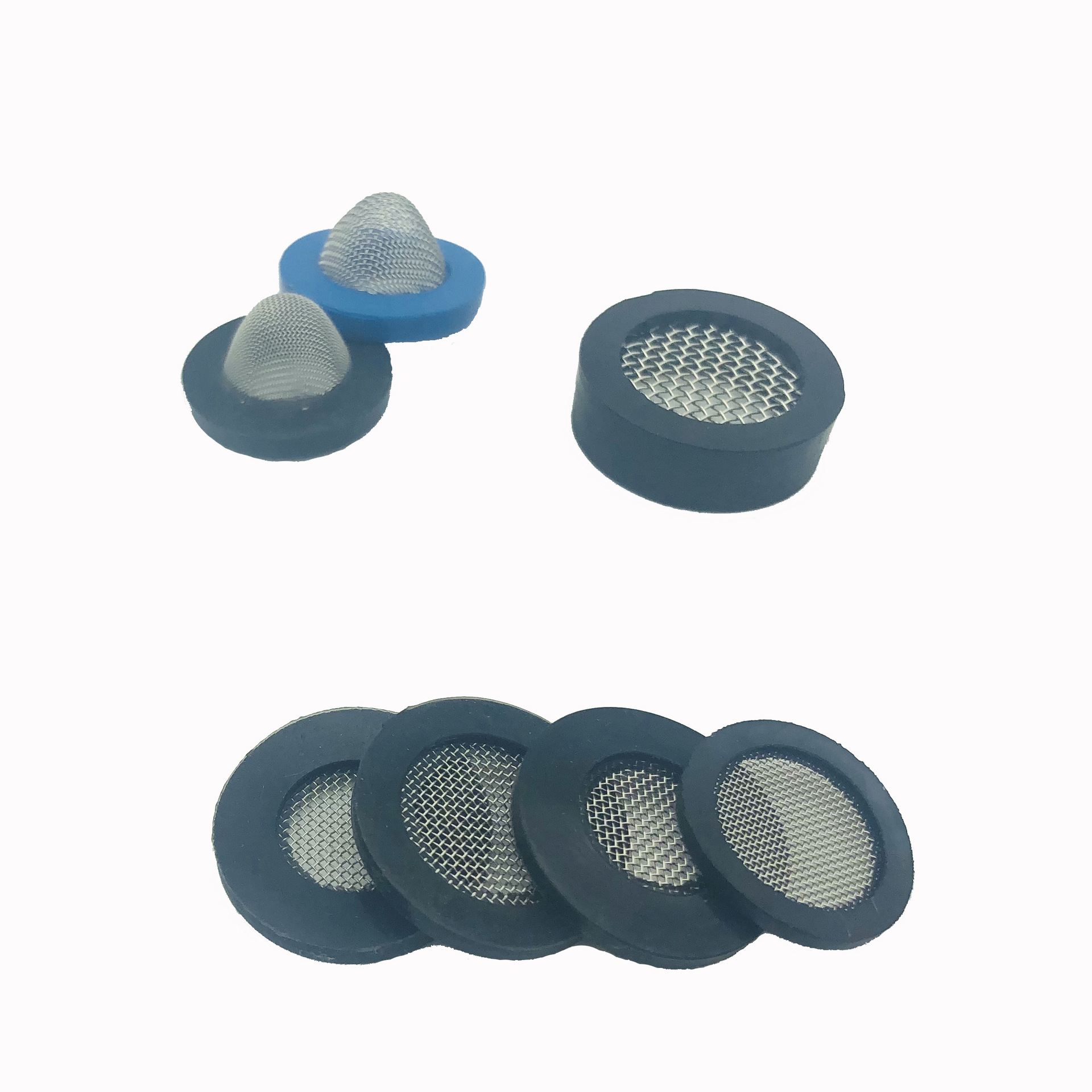 4分6分8分一寸硅胶密封垫片不锈钢精密过滤网空气水配件筛网