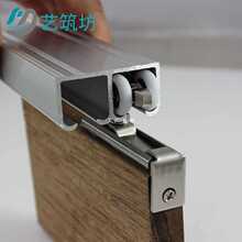 ✅铝合金加厚移门上吊轨玻璃门双轨道吊趟推拉门滑道滑槽吊滑木门