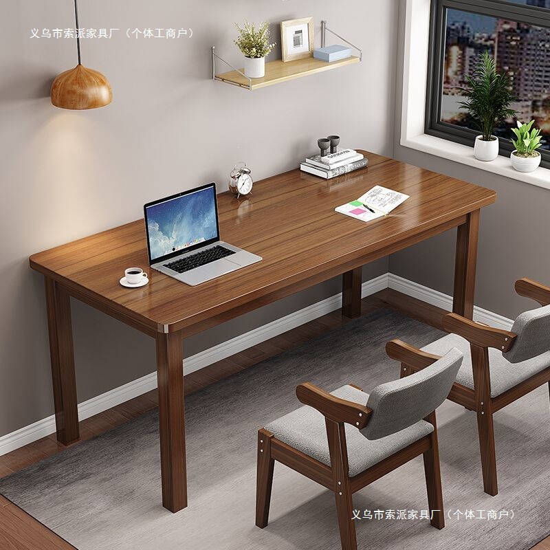 Simple computer desk, desktop writing desk, home writing desk, bedroom study desk, minimalist office desk, rectangular small table