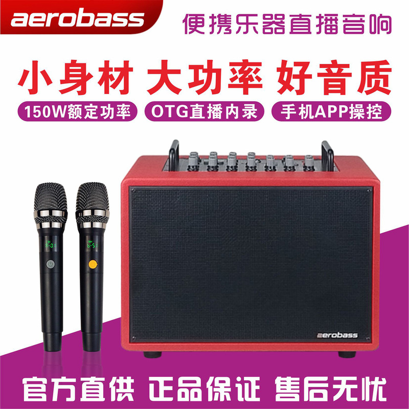 High-End Audio Instruments, Playing Guitar, Electric Blowpipe, Saxophone, Portable High-Power Outdoor Performance Bluetooth Speaker