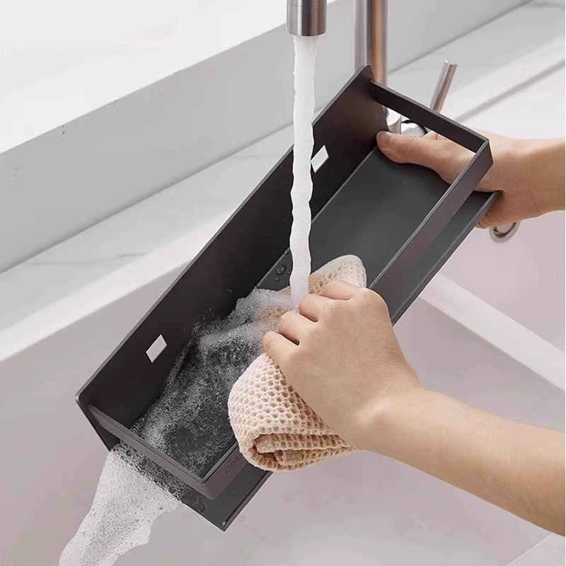 Spice Rack Wall-mounted Shelf Rack No-drill Kitchen from Yomiego