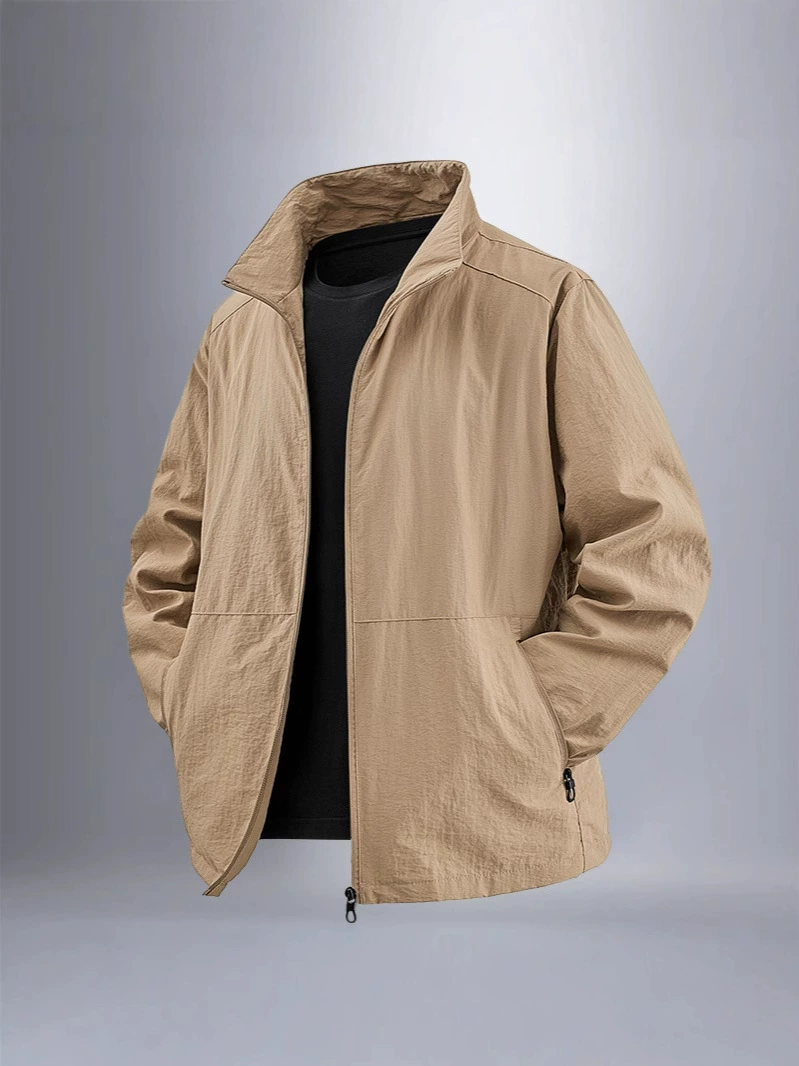 Men’s autumn jacket, quick‑dry, universal relaxed fit, plus sizes