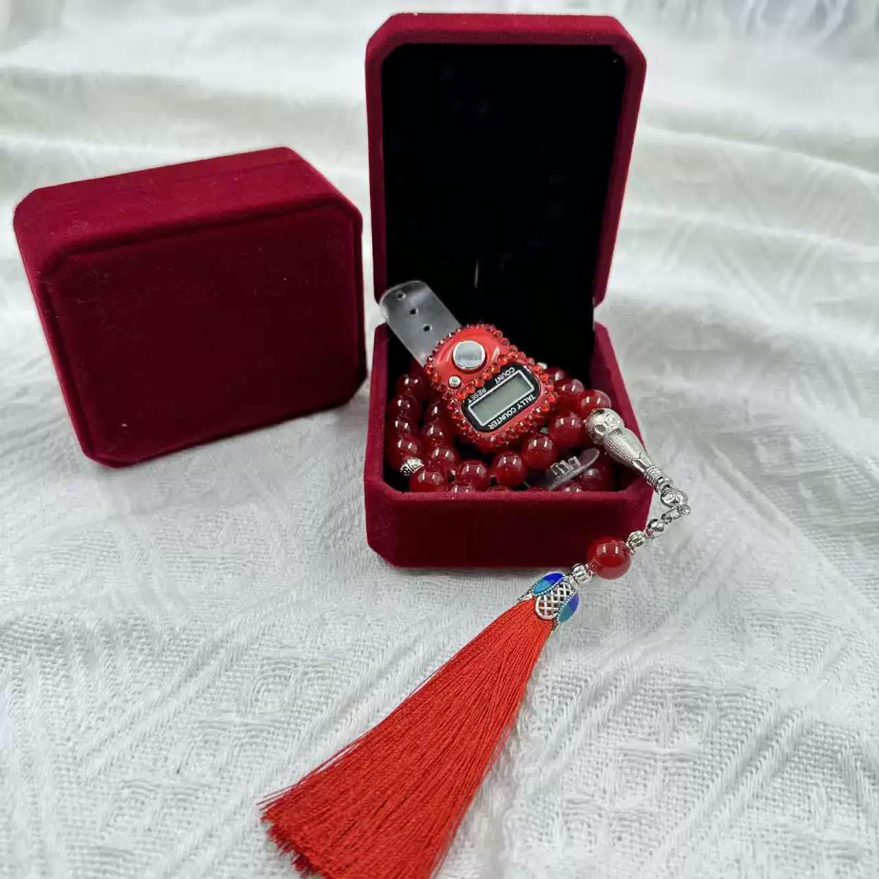 Rosary, abacus, glass set, Birthday gift