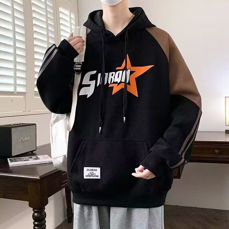 Demi-season long-sleeve with hood