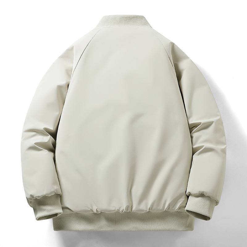 Men's autumn and winter, new Korean style trend, loose, simple, waterproof, thick jacket, casual cotton jacket for men_voghion.com