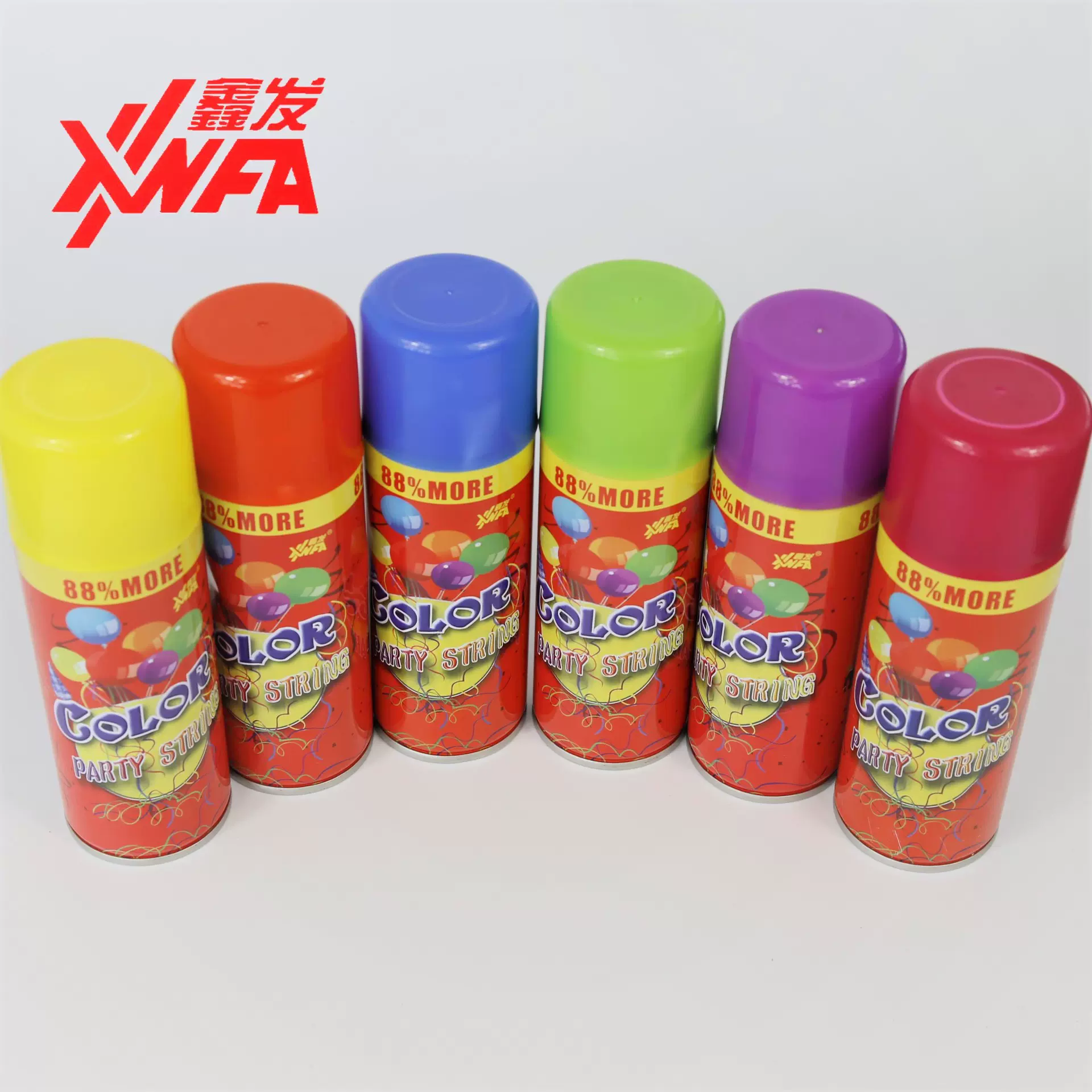 源头工厂手喷彩带生日婚庆派对道具节日彩喷圣诞欢乐喷雪飞雪罐