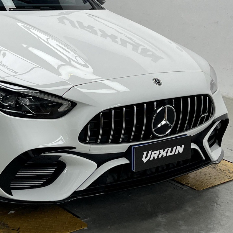 Applicable to 22-25 Mercedes-Benz c 200 260 W206 changed to 24 c63amg simple narrow body to surround the front bumper net cover