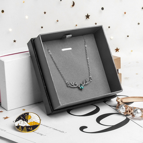 Jewelry box heaven and earth cover ring earrings necklace box bracelet bracelet jewelry packaging carton wholesale