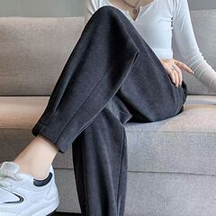 哈伦裤子女2025秋季新款束脚裤宽松百搭小脚休闲裤显瘦老爹裤