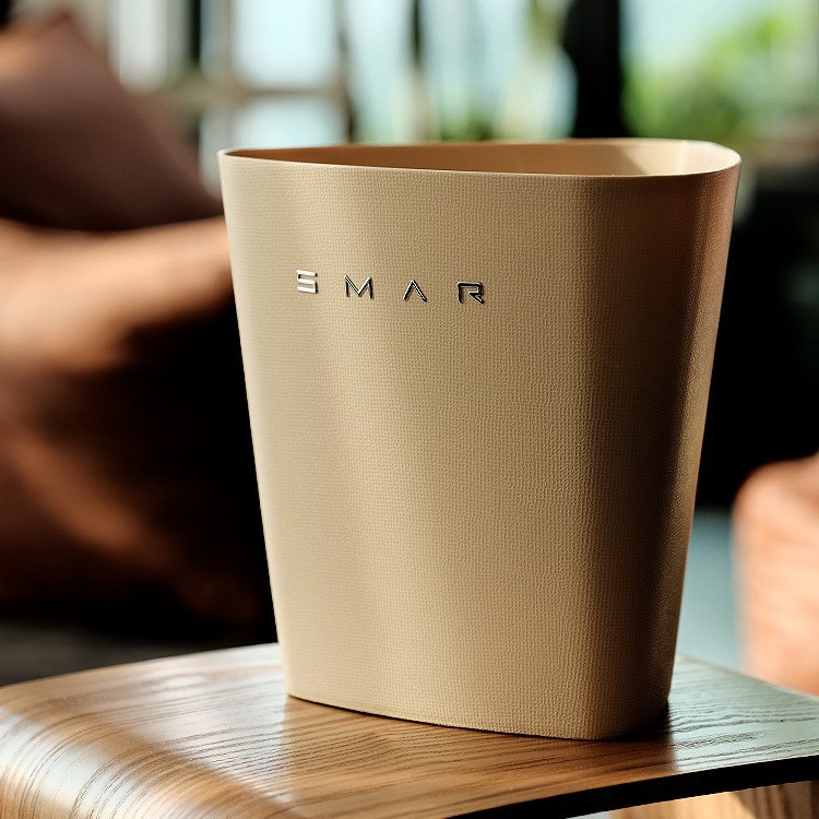Creative capacious big garbage can for home use for living room