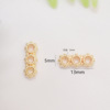 Beads, accessory, bracelet, 14 carat, golden color