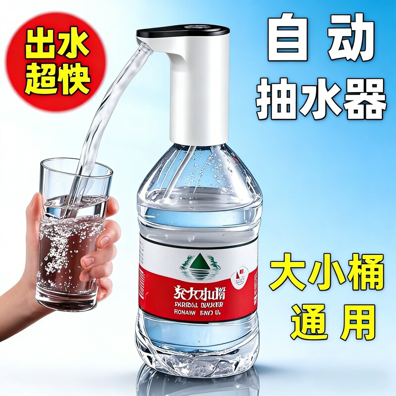 Pump-Type Water Dispenser, Automatic Water Suction Pump, Household Water Dispenser, German Imported Electric Bottled Water Dispenser