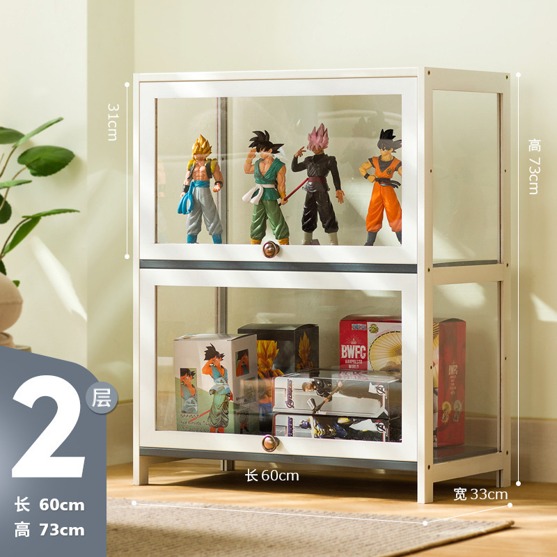 手作りディスプレイキャビネット模造ガラス透明防塵ディスプレイキャビネットレゴおもちゃアクリルディスプレイキャビネットスモークキャビネット化粧品|undefined