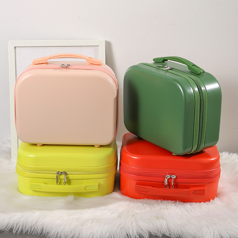 Hand luggage small case bag cute 14 inch cosmetic case small lightweight mini fashion travel storage case