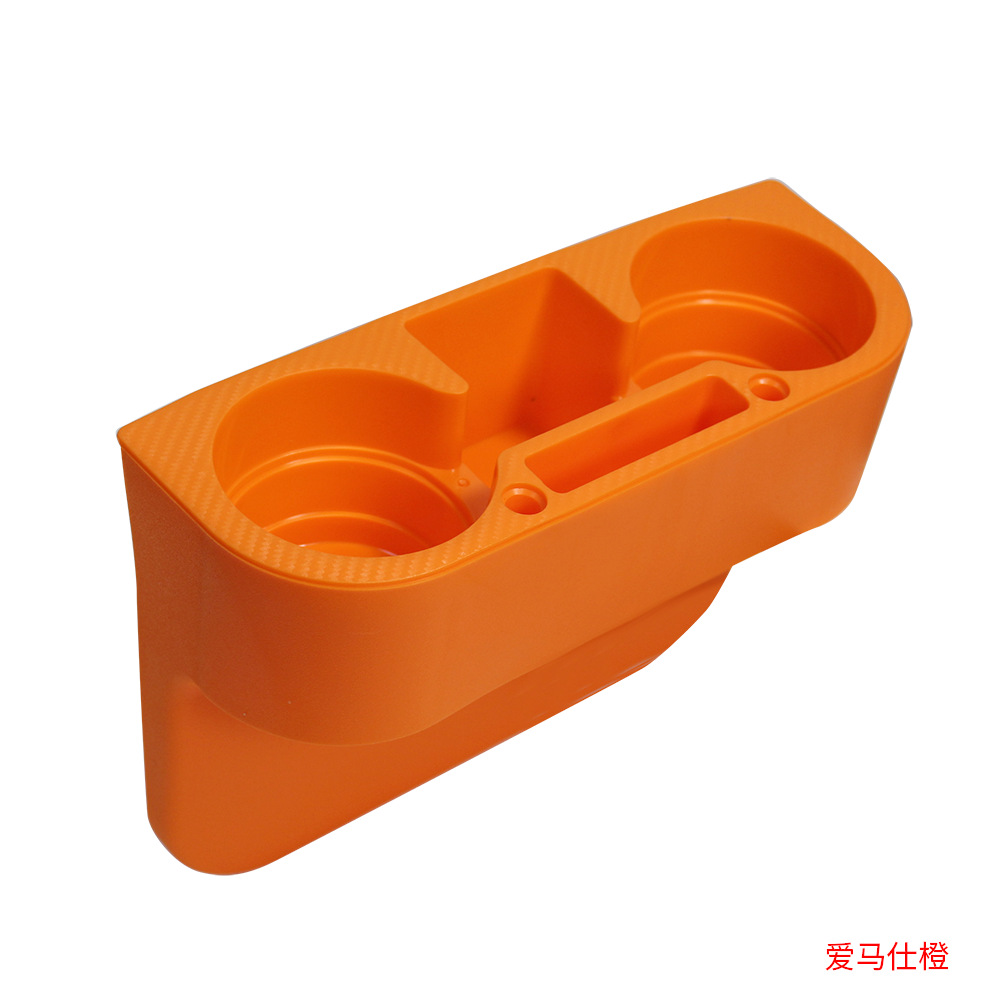 Caja de almacenamiento de grieta de automóvil transfronteriza, estante para bebidas, caja de almacenamiento de grieta de asiento de automóvil con patrón de carbono, caja de almacenamiento de automóvil personalizada