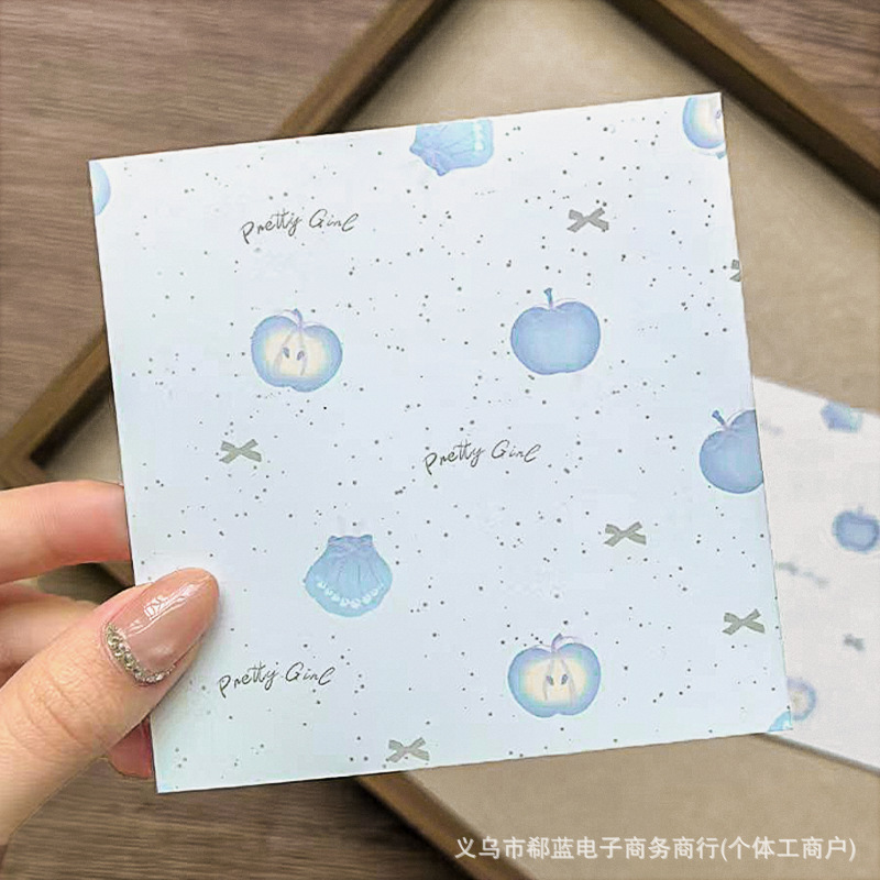 10X10Cm Blue Apple Shell Non-Porous Display Card Back Card for Hair Ties, Badges, and Accessories Packaging Materials Matte Film 10X10Cm Blue Apple Shell Non-Porous Display Card Back Card for Hair Ties, Badges, and Accessories Packaging Materials Matte Film