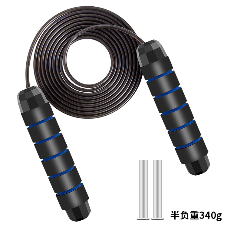 跨境负重钢丝跳绳负重训练成人健身运动燃脂神器中考竞速跳绳批发|undefined