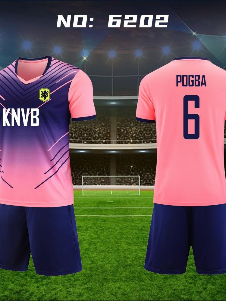 Verano, ropa de fútbol infantil para adultos, uniformes impresos, camisetas de mangas cortas, uniformes de entrenamiento para estudiantes de primaria y secundaria, hombres y mujeres