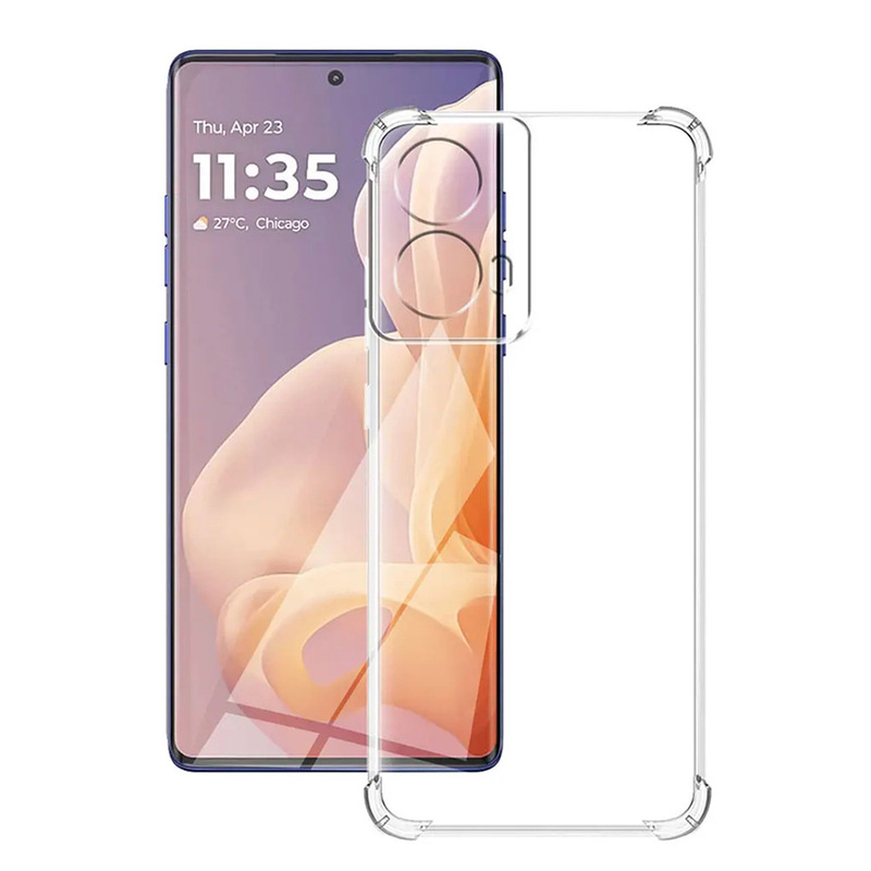 Four-Corner Anti-Drop G67 Phone Case Edge 70 60 Suitable for Moto Edge 50 Thickened Case G84 E14