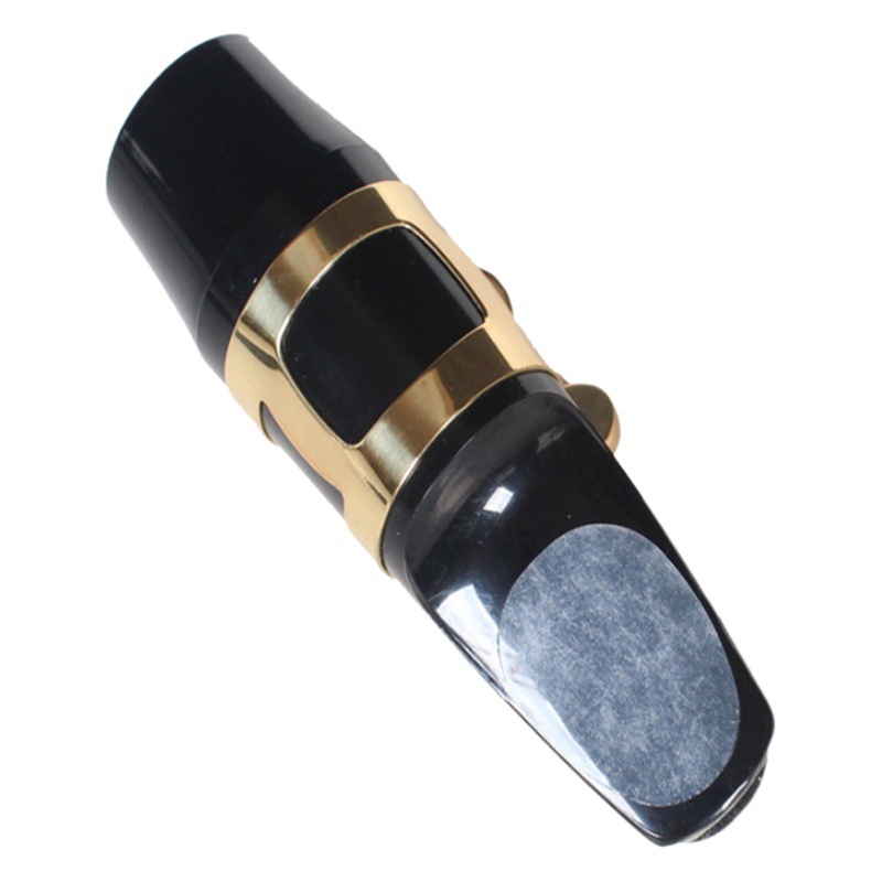 Saxofón de cabeza de flauta de metal, almohadilla para instrumentos musicales de silicona, almohadilla para instrumentos musicales de saxofón medio transparente, accesorios para instrumentos musicales