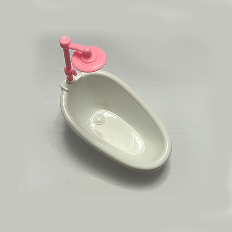 Simulated small furniture for children's pretend play, miniature bathroom, outdoor restaurant, bedroom scene mini furniture