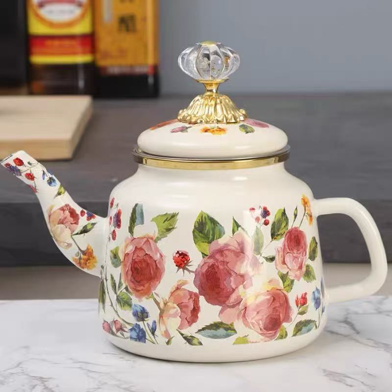 tetera de agua hervida tetera de té de leche hervida tetera de té de flores hervida tetera de medicina de verano horno electromagnético tetera general de fuego abierto