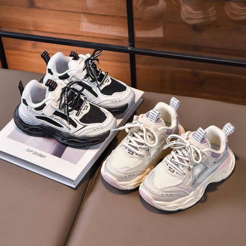 2026 primavera zapatos para niños nuevos zapatos deportivos para niños zapatos de red para niños zapatos de correr de suela suave para niñas un cabello