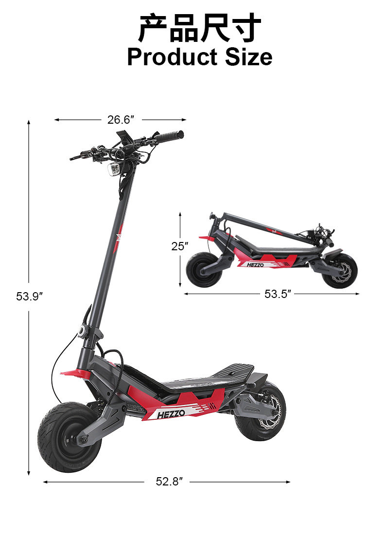 Cross-border exclusive F10 electric off-road scooter, featuring dual motors, high power, long battery life, and a foldable design, making it an ideal adult mobility vehicle