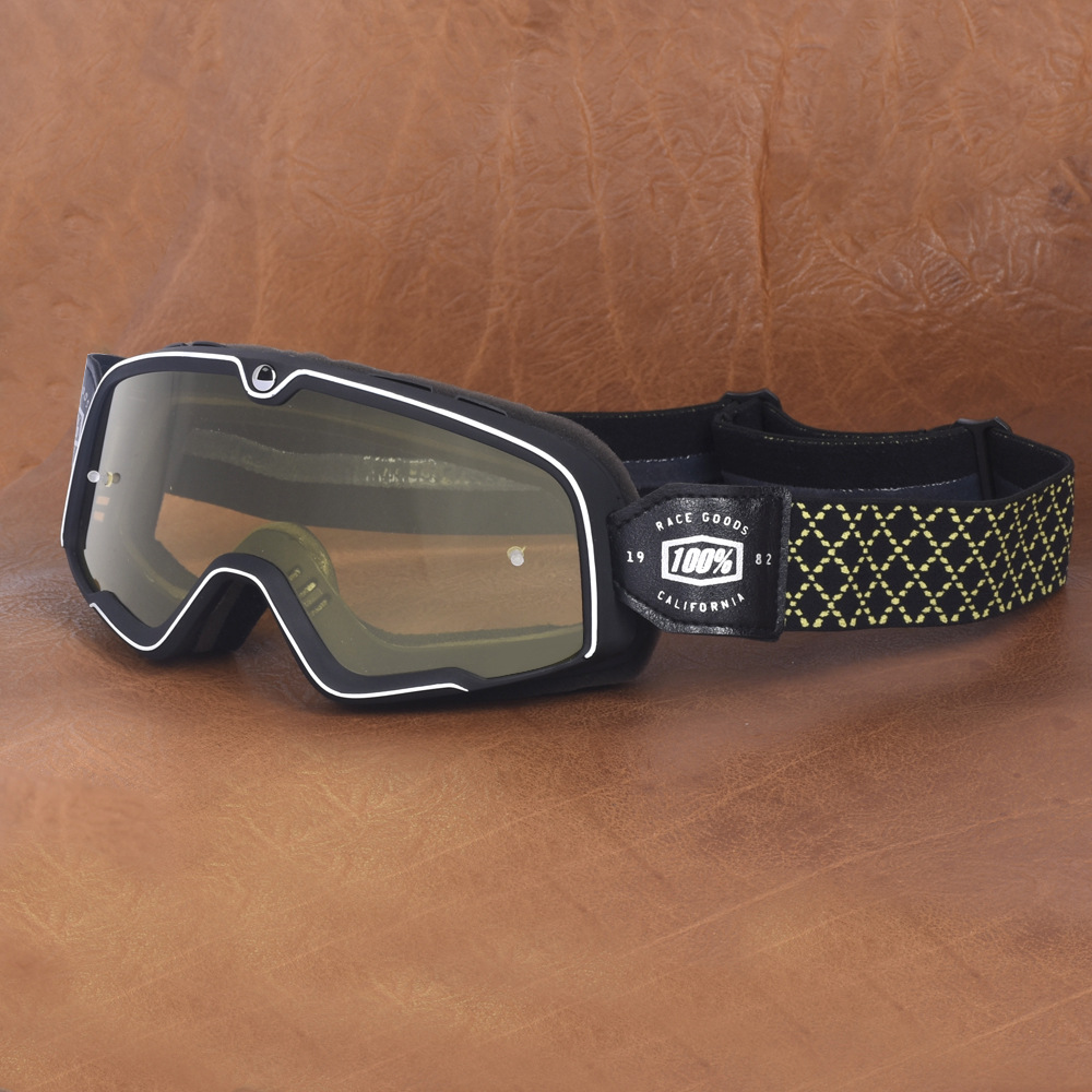 P56 블랙 프레임-블랙 가죽-옐로우 필름