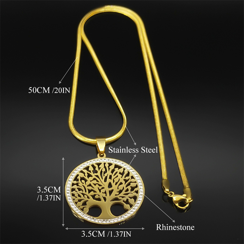 Pendentif dauphin conque serpent en titane français, noix de coco, arbre de vie, accessoires de bijoux DIY, pendentif rose en acier inoxydable_voghion.com