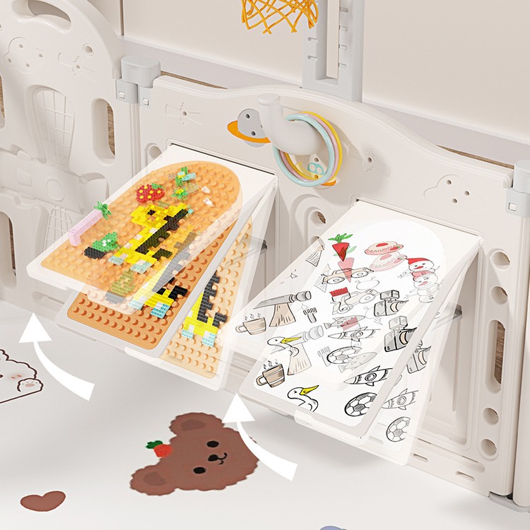 valla para niños valla de protección doméstica para bebés sala de estar alfombra de rastreo para bebés juegos valla de seguridad protección de seguridad