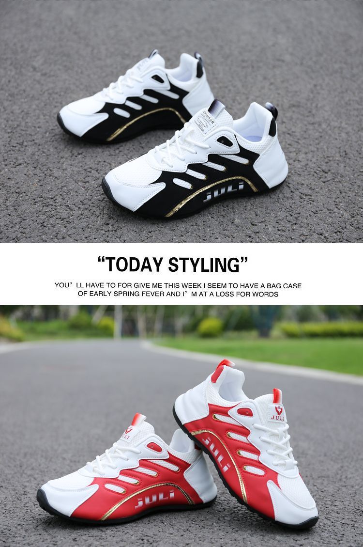 Men's 2024 new spring mesh breathable sports and leisure soft soled men's dad shoes_voghion.com