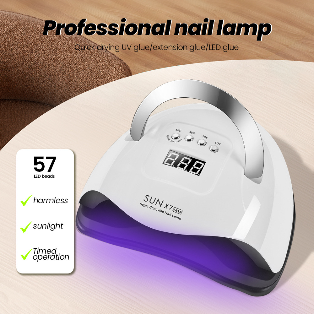 Lámpara Secadora de Fototerapia para Uñas 150W SUNX7MAX Portátil para Manicura
