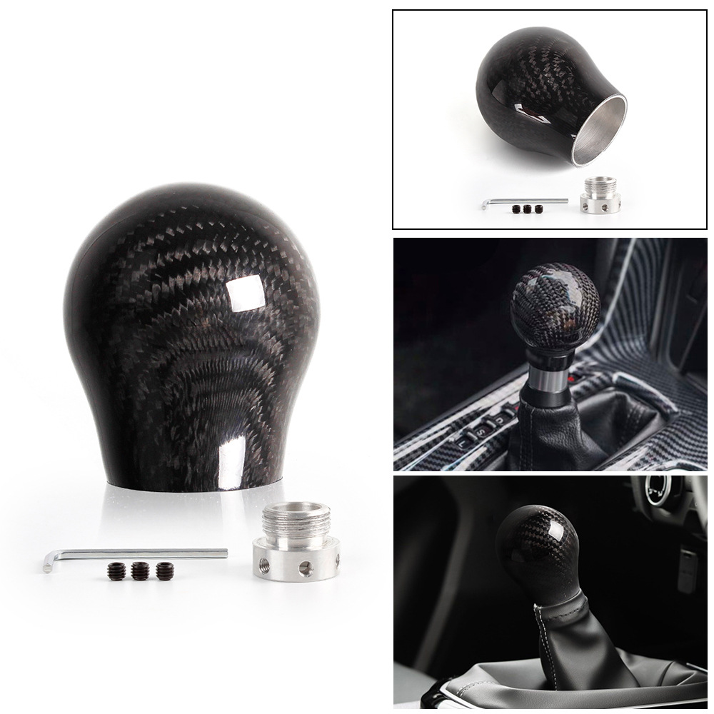 Car Modification Accessories Carbon Fiber Gear Shift Head Automatic Gear Shift Handle