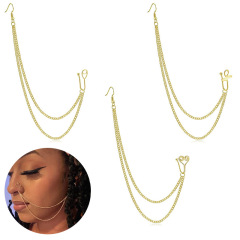 New Arrival Piercing-Free, Traceless Chain Nose Ring—Nose Chain Jewelry, Directly from OEM Factory on EBAY