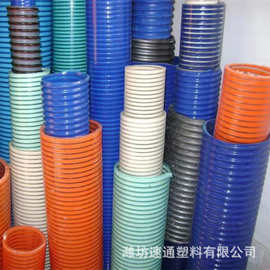 厂家吸料抽油灌溉抽沙吸污排风除尘波纹管塑筋管pvc管抗静电
