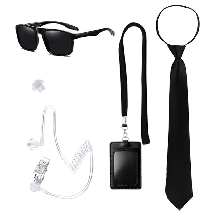 Prom Party Spy Security Cosplay Wedding Flower Girl Sunglasses Mib Brand Suit Earplugs Suit Wholesale Prom Party Spy Security Cosplay Wedding Flower Girl Sunglasses Mib Brand Suit Earplugs Suit Wholesale