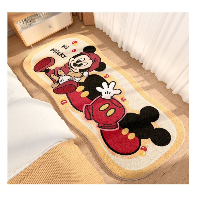 Dibujos animados lindo cachemir-como la alfombra, habitación de los niños del hogar a prueba de frío manta de noche, alfombra larga de forma especial, se puede entregar en nombre