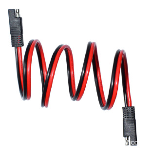 Factory sale sae male to female extension cord solar battery plug cord sae double male solar extension cord