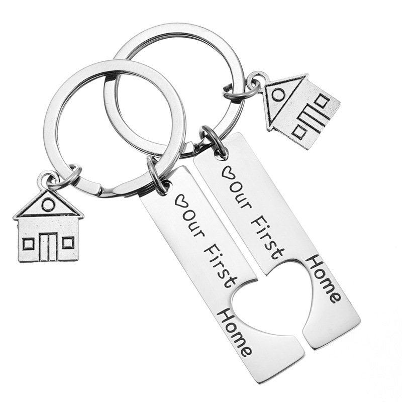 New Our First Home Celebrates the Move to a New Home House Gift Jewelry Stainless Steel Keychain Small Gift New Our First Home Celebrates the Move to a New Home House Gift Jewelry Stainless Steel Keychain Small Gift