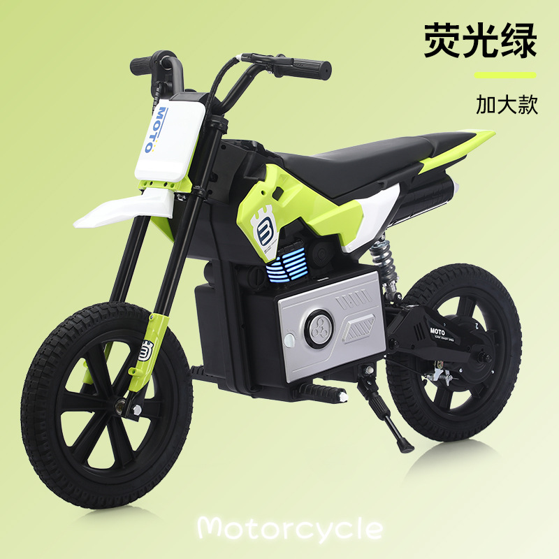 Pequeño verde fluorescente + 24v5 + neumáticos + asiento de cuero