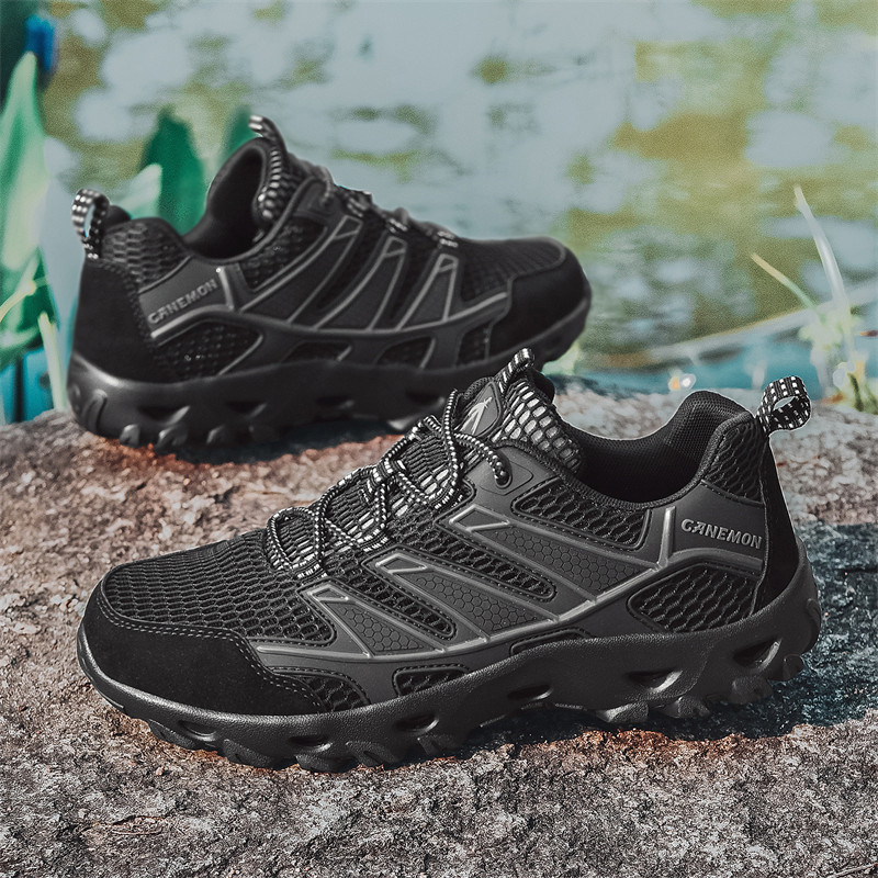 Zapatos de montaña al aire libre resistentes al desgaste, zapatos de sola suave, zapatos de senderismo, zapatos deportivos, zapatos casuales para hombres