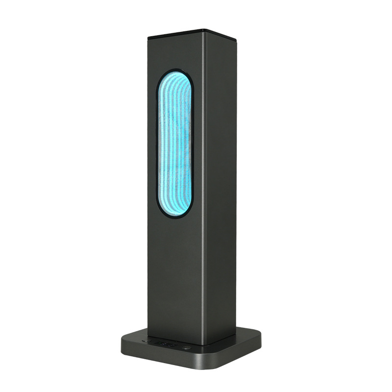 APP inteligente de control de aceite esencial puro máquina de fragancia de escritorio aleación de aluminio de dos fluidos expansión de fragancia máquina de fragancia de profundidad de campo tipo columna