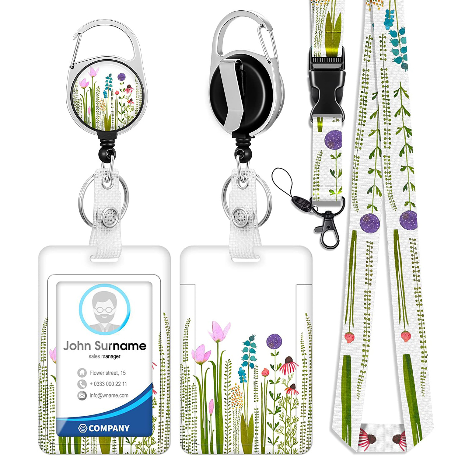 Pintado a mano de flor pequeña