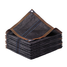 行家选 遮阴网遮阳网加厚加密防晒网包边打孔户外遮光网成卷定制